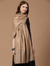Women's Silky Aari Embroidery Wool Shawl